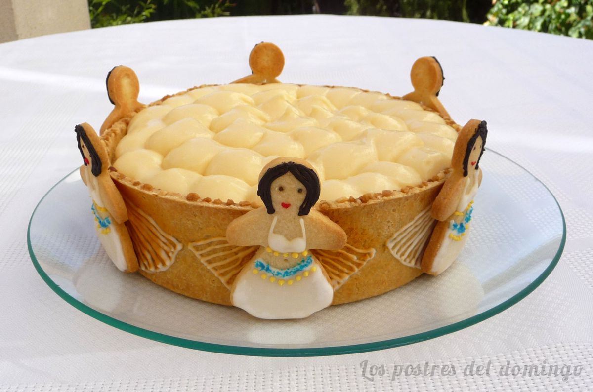 Tarta de queso y crema