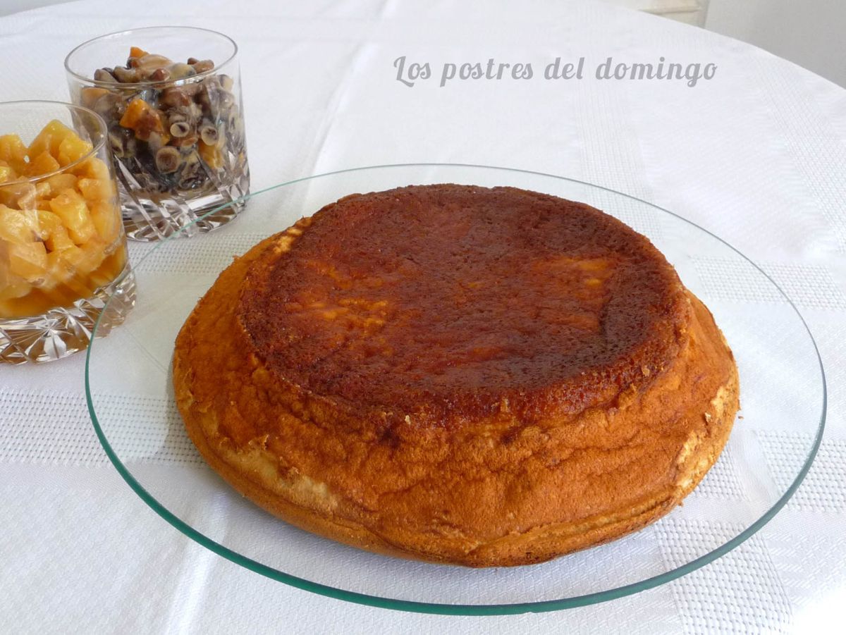 pastel de queso ligero