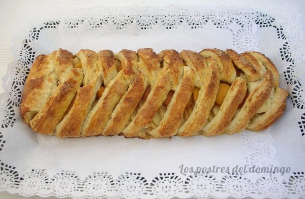 enrejado de manzana y albaricoque