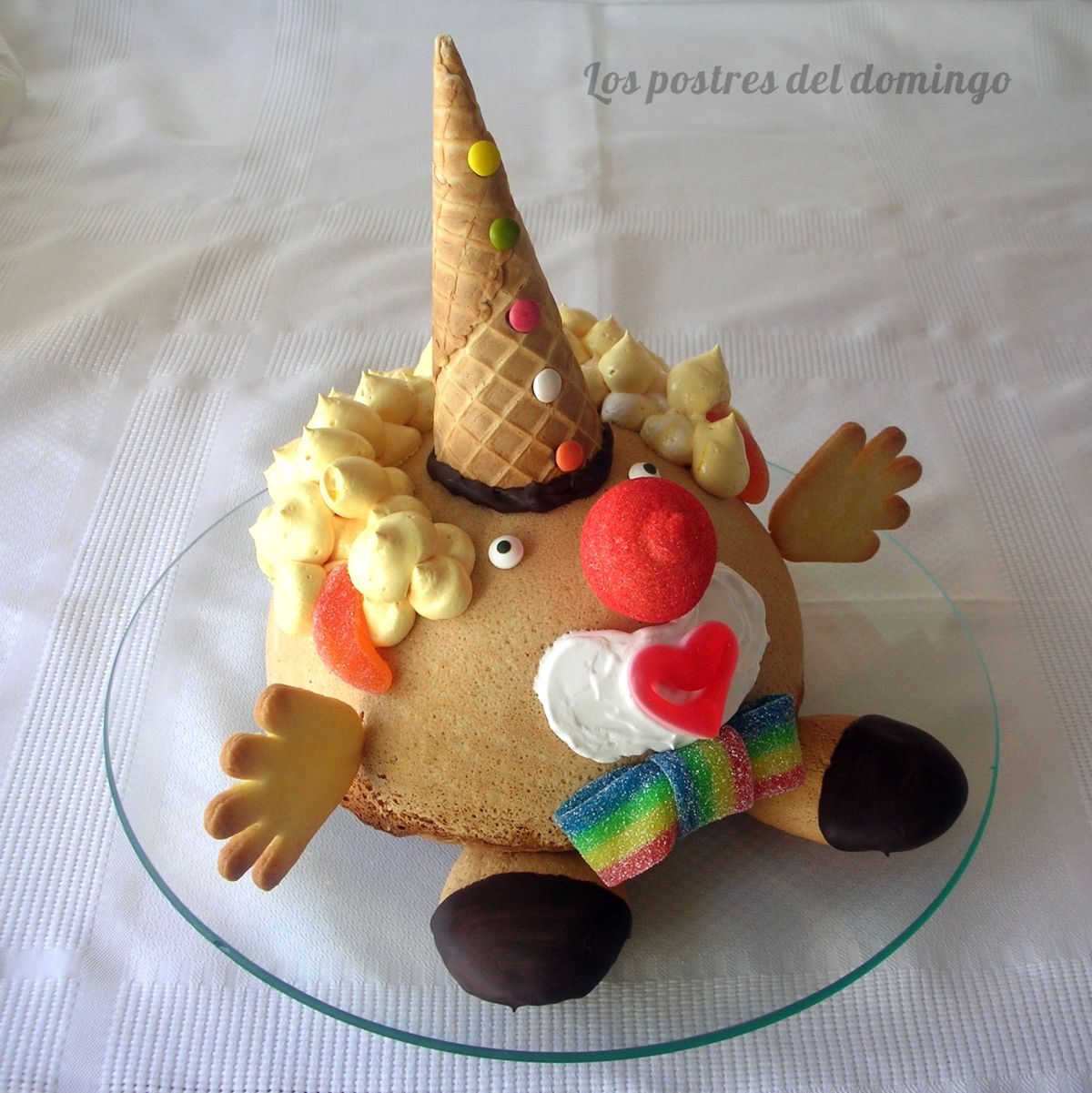 pastel payaso