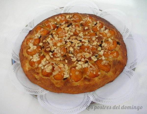 Torta de albaricoques con almendra