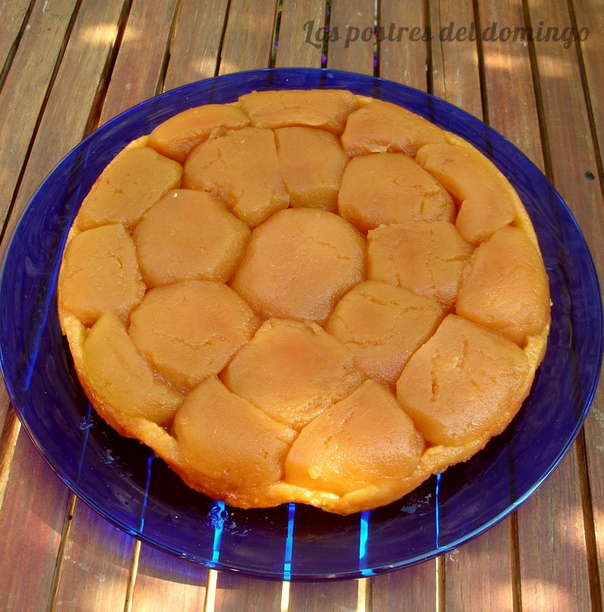 Tarta Tatin de almendra