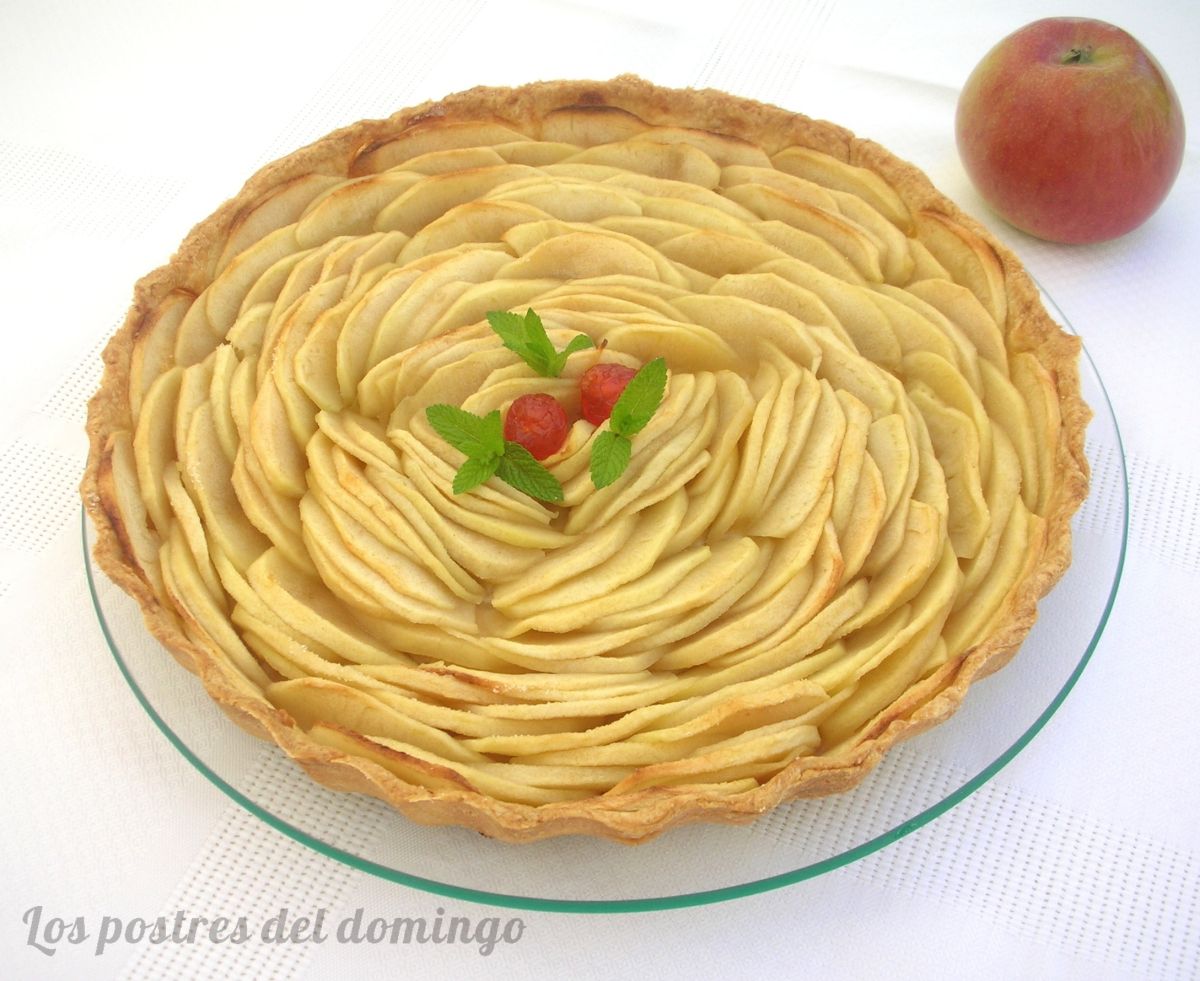 Tarta sencilla de manzana