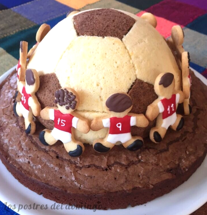 Tarta balón de fútbol