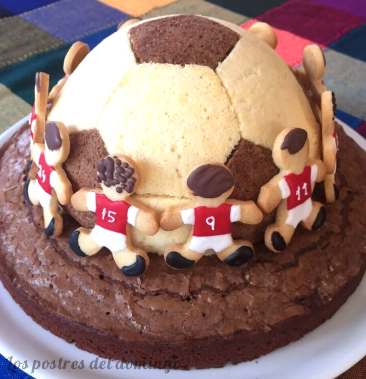 Tarta balón de fútbol