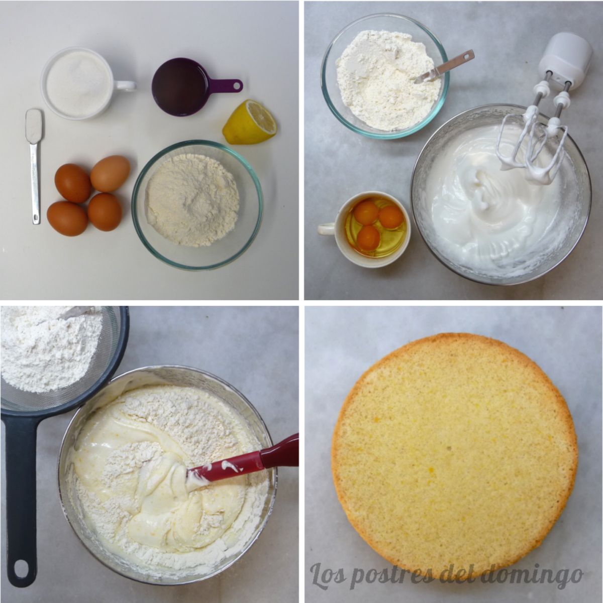 Lemon drizzle cake ingredientes