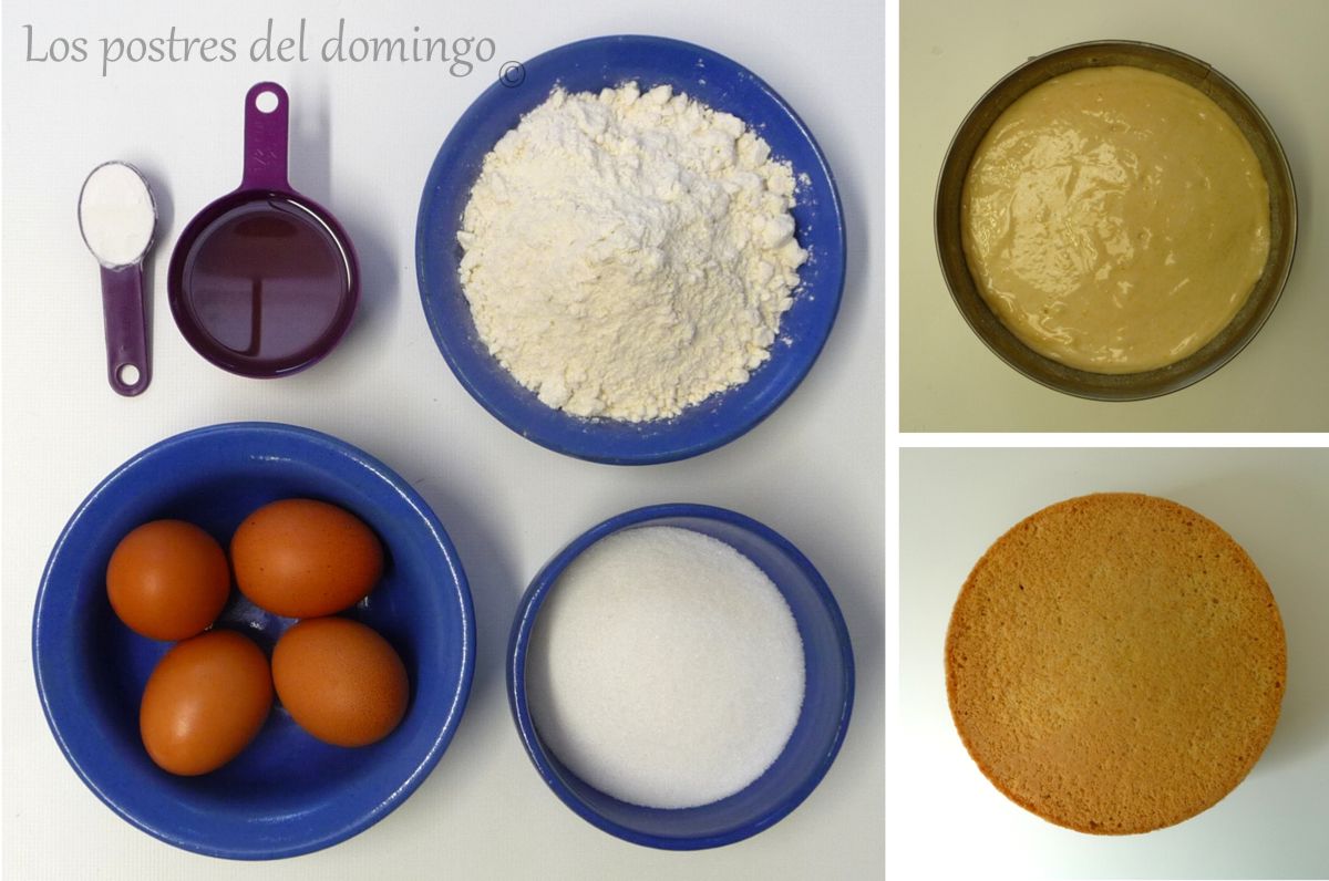 Victoria sponge cake ingredientes