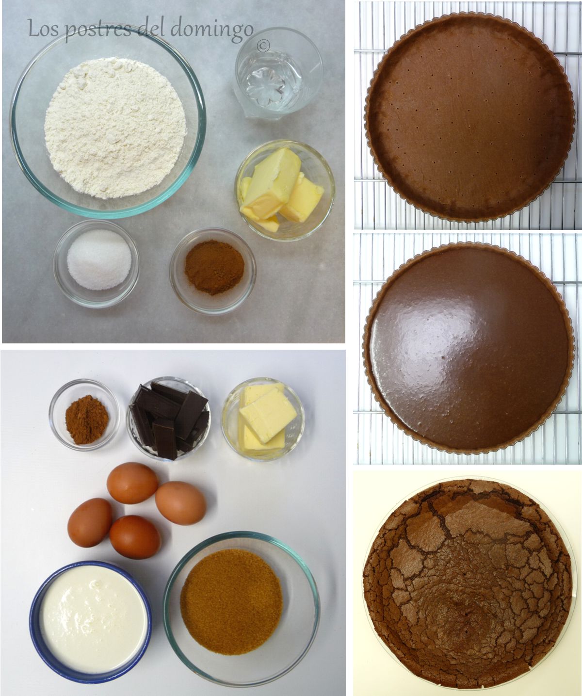 tarta de chocolate del Misisipi ingredientes