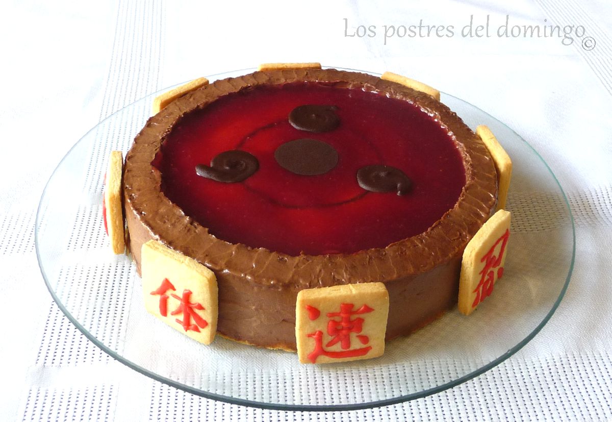 tarta Sharingan de Sasuke