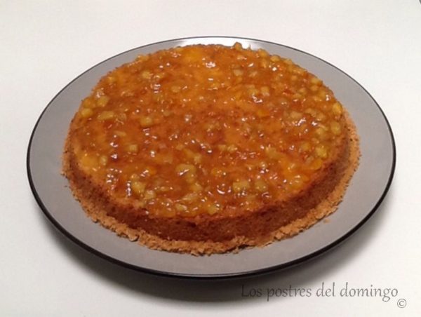 Pastel de almendra y naranja