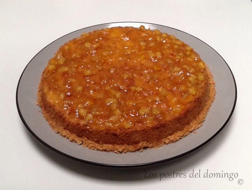 Pastel de almendra y naranja