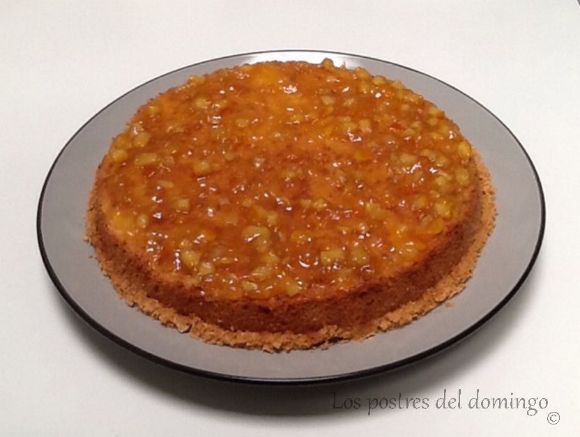 Pastel de almendra y naranja