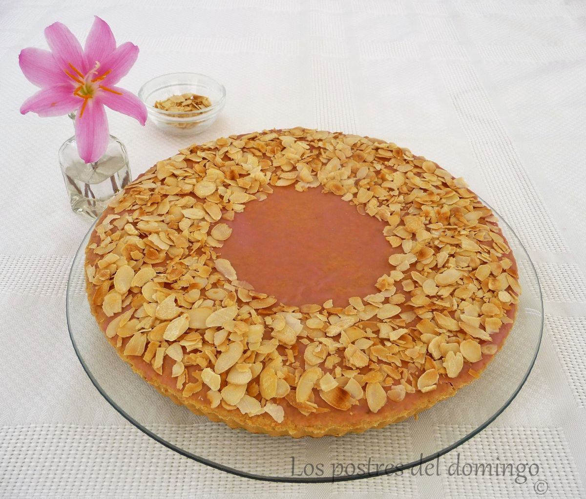 Tarta de cerez cubierta