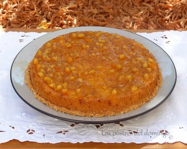 Pastel de almendra y naranja