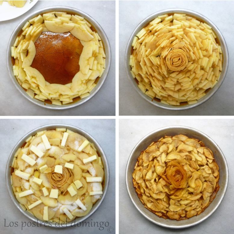  tarta Tatin de William Lamagnère_montaje