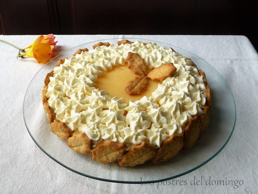 tarta de limón y mascarpone