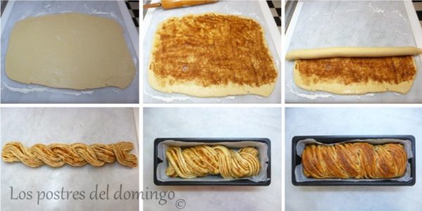 babka de canela_montaje