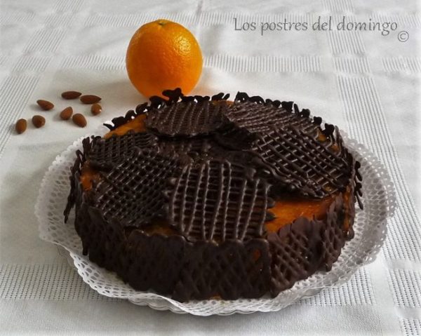 tarta de naranja y almendra