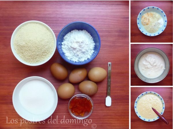 Tarta de naranja y almendra_ingredientes