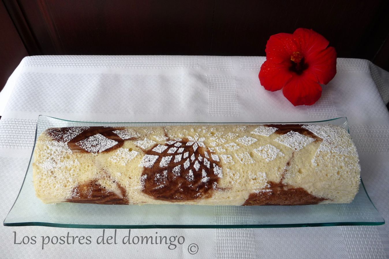 brazo de nata y chocolate