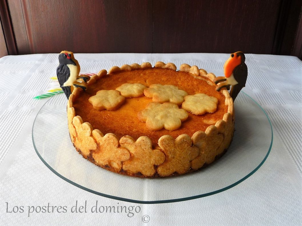 Tarta de requeson y limon