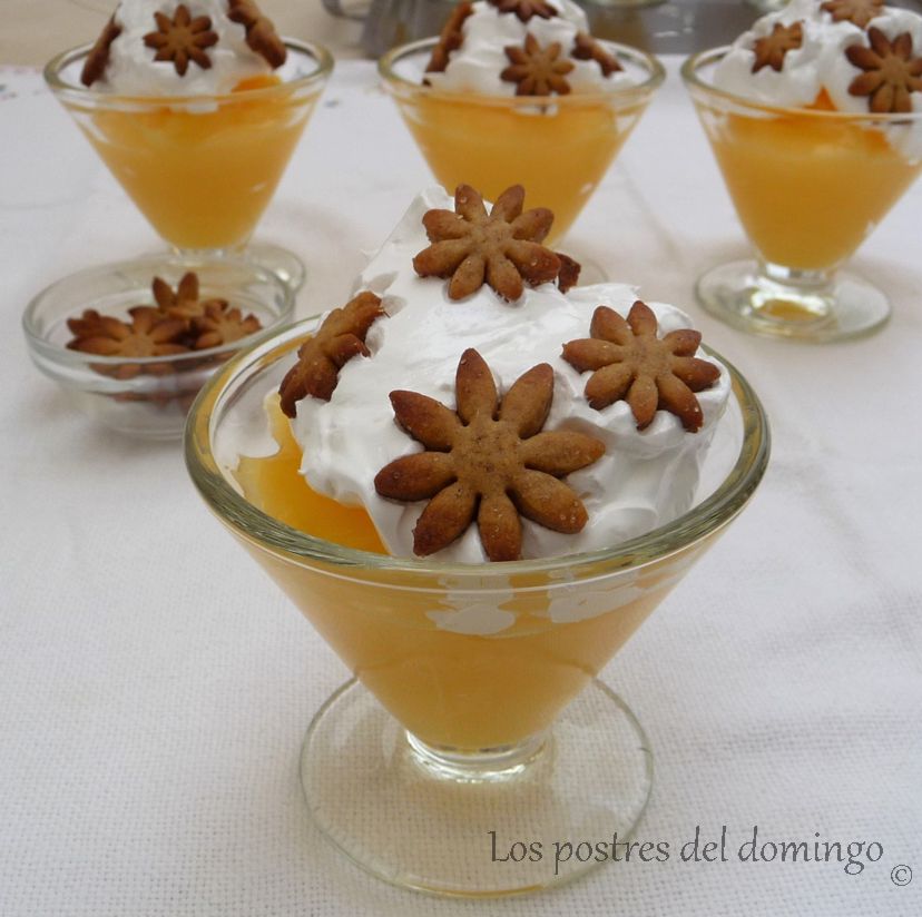 copas de limon con merengue