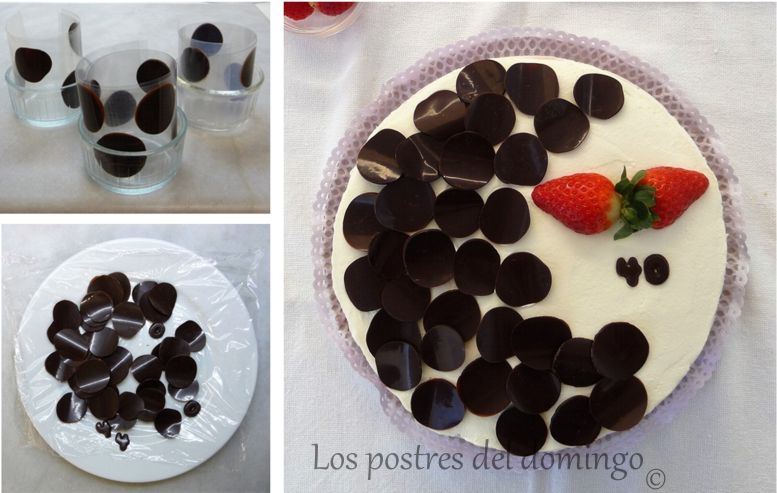 tarta de chocolate, nata y fresas_montaje_2