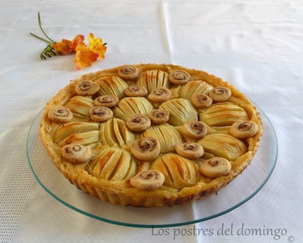 tarta de manzana y limón