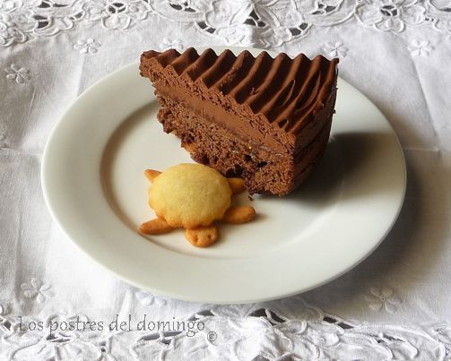 tarta de frutos secos con trufa