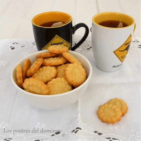 galletas de yema y limón