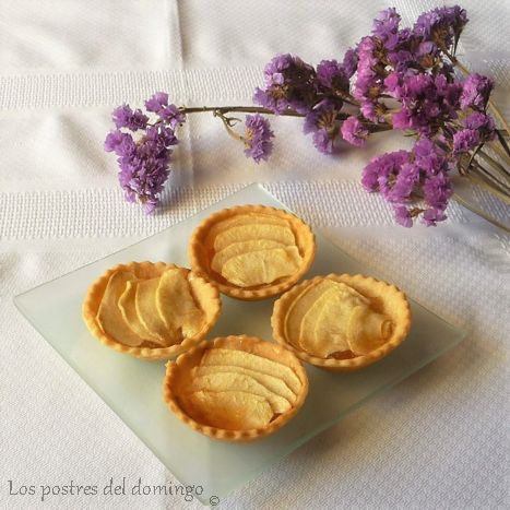 tartaletas de doble manzana