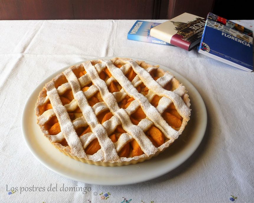 crostata de melocoton
