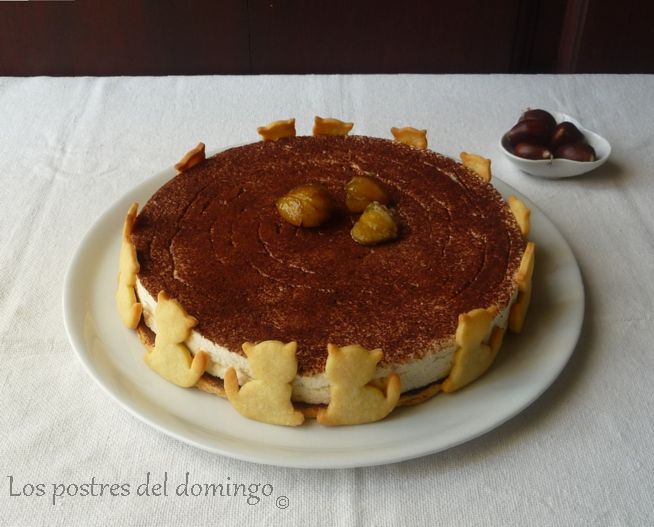 tarta de marron glacé