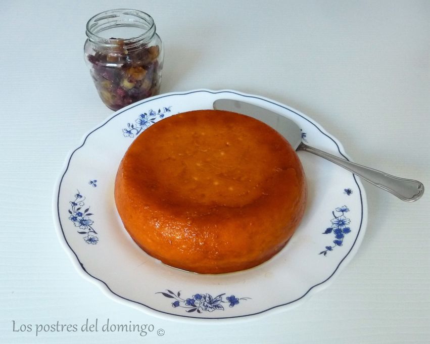 flan de requesón