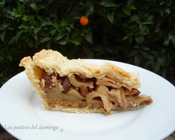 tarta de manzana con pasas y nueces_corte