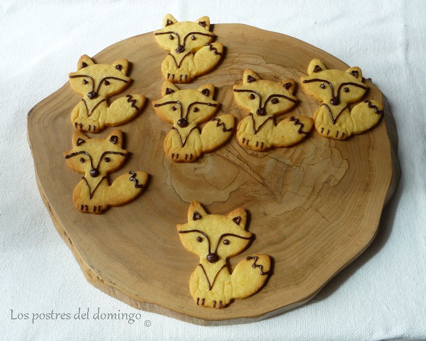 galletas de naranja confitada