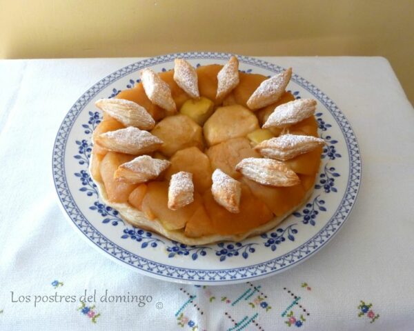 manzana hojaldre con miel