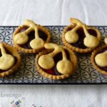 tartaletas de cerezas frescas