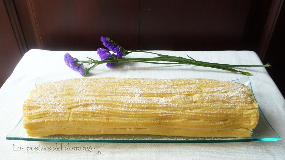 rulo de pasta choux