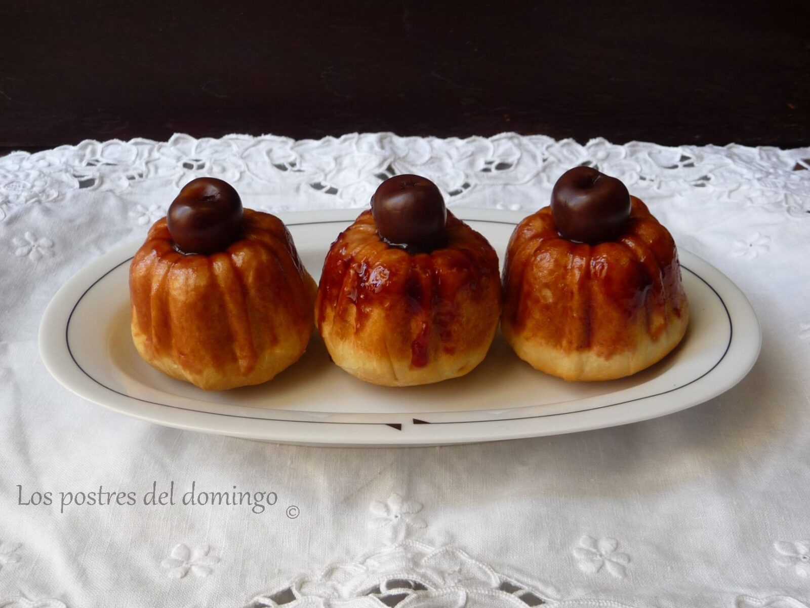 brioches de cerezas