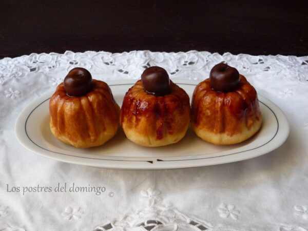 brioches de cerezas