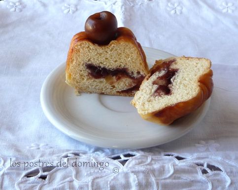 brioches de cerezas_detalle