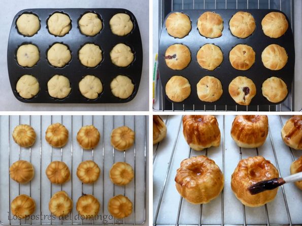 brioches de cerezas_montaje