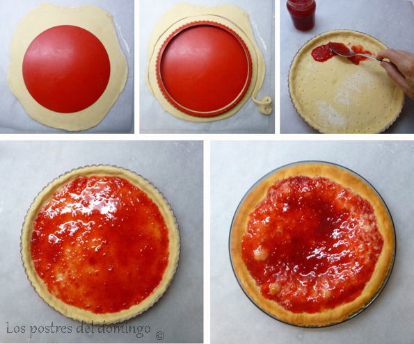 Tarta doble fresa_montaje