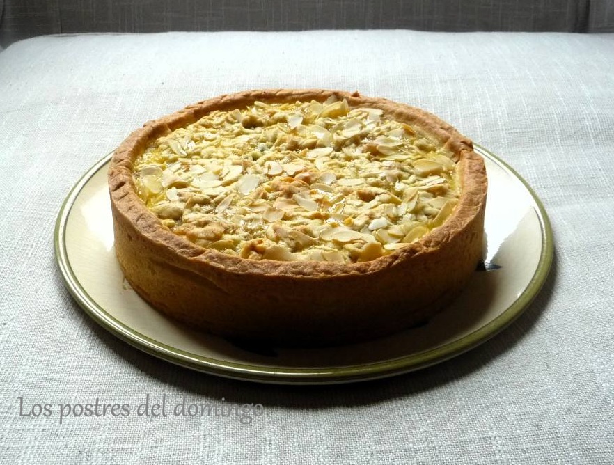 Tarta vienesa de ricotta y ciruelas