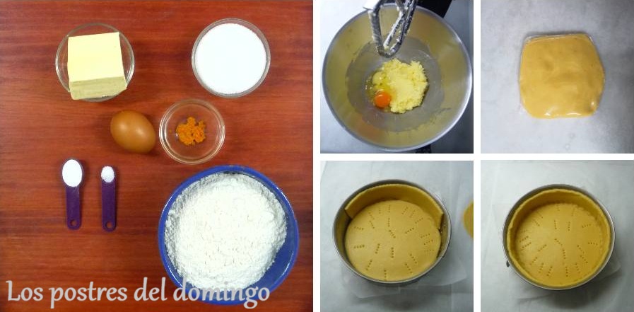 tarta vienesa de ricotta y ciruelas_masa