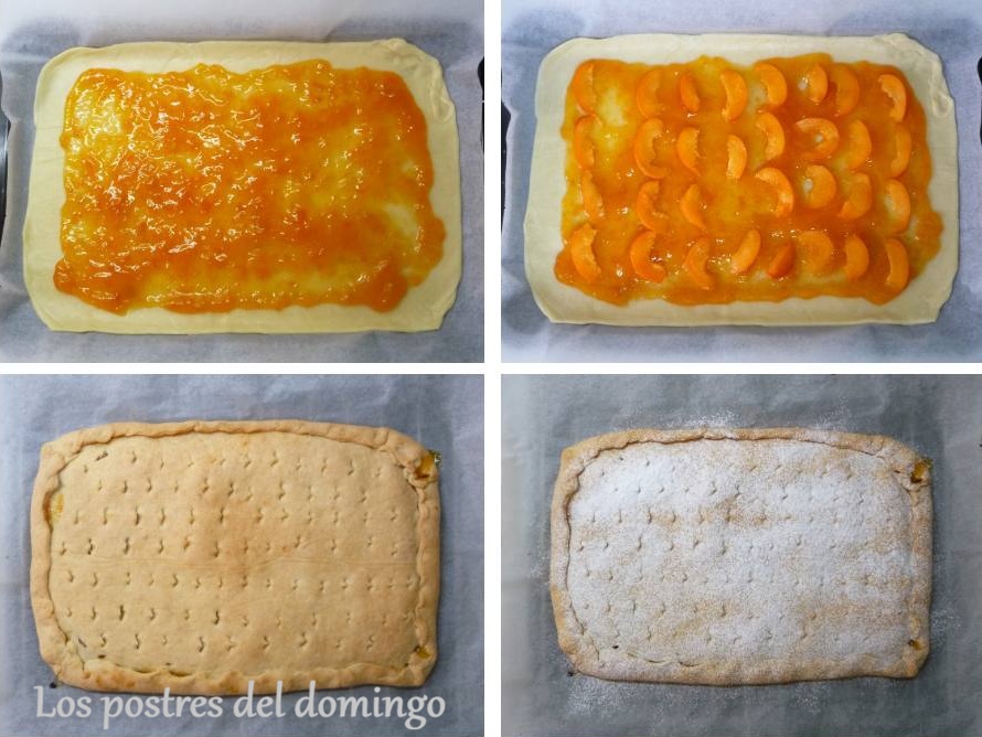 empanada de albaricoque montaje