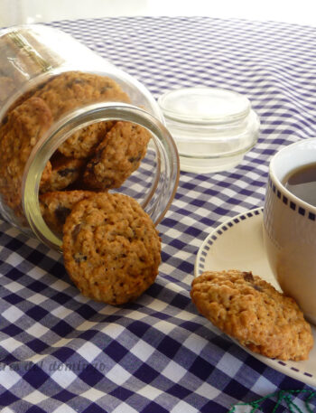 Galletas de avena y pasas