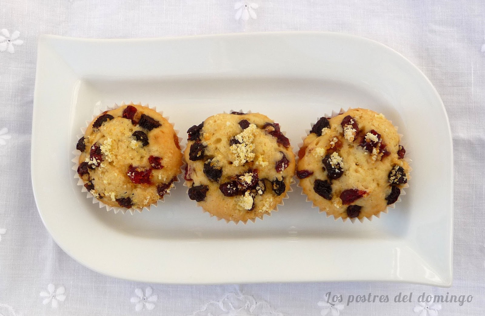 Magdalenas de frutas
