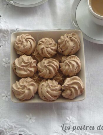 Merengues de chocolate